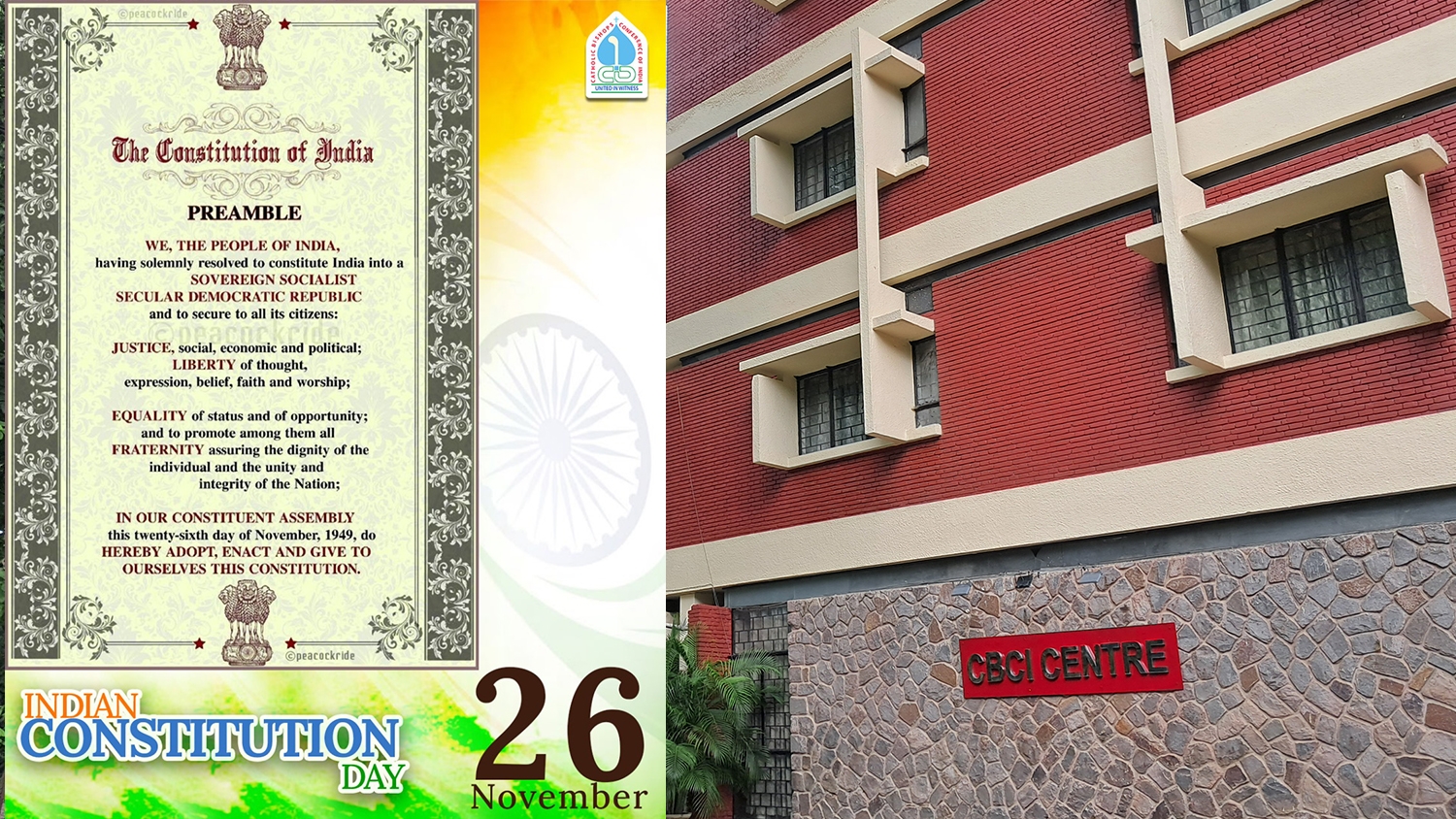 CBCI Celebrates Constitution Day: Calls for Upholding Constitutional Values and Safeguarding Democratic Institutions